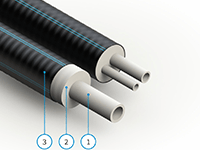 Ingoodnic Sanitary - hot water pre insulated pipes